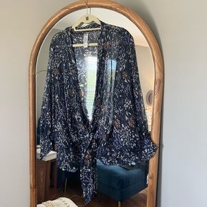 Oversized tie front top from Free People
